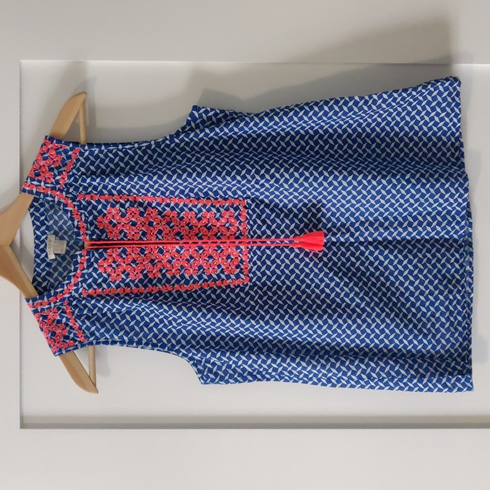 J Crew embroidered blouse